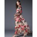  Women‘s Going out / Party/Cocktail / Holiday Vintage / Street chic / Sophisticated Floral Swing Dress