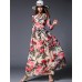  Women‘s Going out / Party/Cocktail / Holiday Vintage / Street chic / Sophisticated Floral Swing Dress