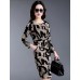 Spring New Women Lace Printed Dress