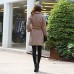 Maternity Long Coat , Casual Long Sleeve Cotton Blends