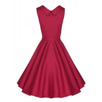 Women's Vintage Hepburn Party Dress (Cotton Blends)