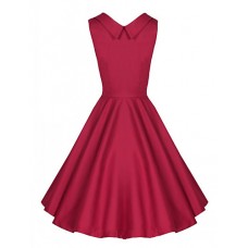 Women's Vintage Hepburn Party Dress (Cotton Blends)